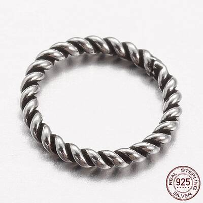 925 Thailand Sterling Silver Round Rings