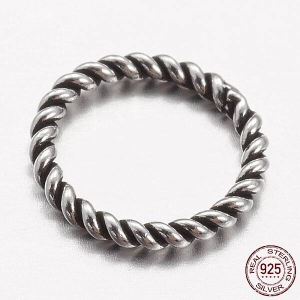 925 Thailand Sterling Silver Round Rings