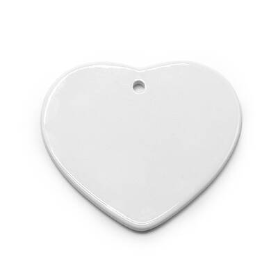 White Porcelain Blank Big Pendants