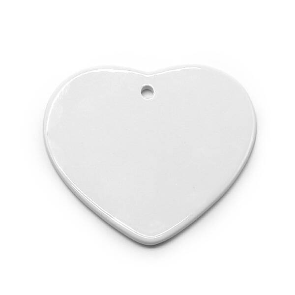 White Porcelain Blank Big Pendants
