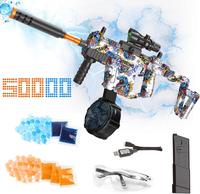 JOYNAS Automatic Dual Mode Gel Balls Blaster Toys Rechargeable Splatter Gel Ball Blaster with Goggles and Ammo Drum, Outdoor ...