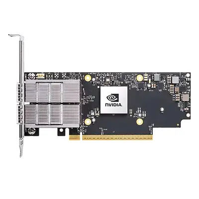 MCX713106AS-CEAT NVIDIA Mellanox ConnectX-7 2-Ports 100GbE QSFP112 PCI Express Gen 5.0 x16 Secure Boot Tall Bracket Network A...
