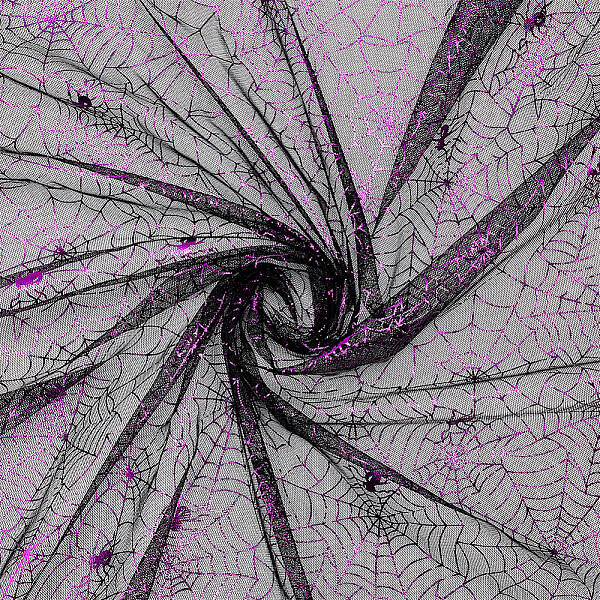 Halloween Spider Web Fabric