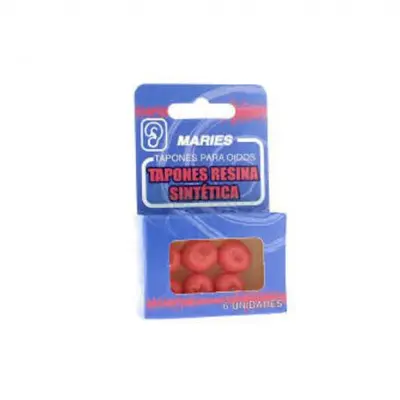 Maries Resin Ear Plugs 6 Units