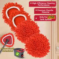 Chenille Duster Replacement Heads for O-Cedar 2025 Unique Design Heads Turn Mop into Long-Handle Duster Dry Cleaning Trap Buc...