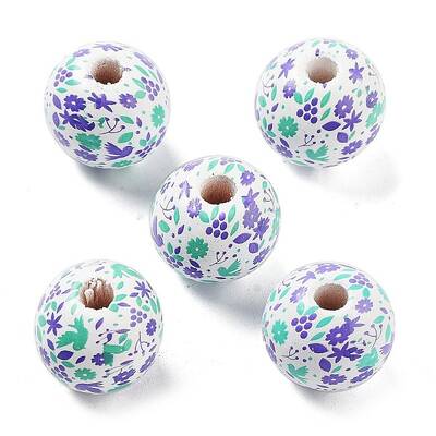 Wood European Beads