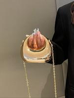 Women's Elegant Mini Evening Bag, Fashionable Versatile Chain Shoulder Crossbody Bag, Suitable for Lipsticks, Earphones, Etc,...