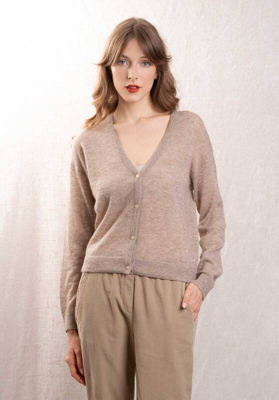 Cardigan Meavy Bcmg50 Meavy Bcmg509 Stone | Color: STONE | Size: 2-M