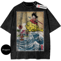 Dragon Ball Shirt, DBZ Shirt, Anime Shirt, Vintage Dragon Ball Graphic Tee, Son Goku Unisex Crewneck Medium Cotton Printed Ca...