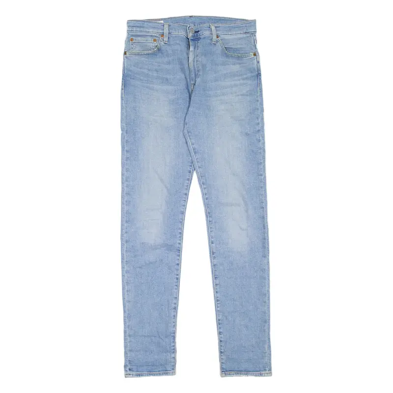 LEVI'S 512 BIG E Jeans Mens Blue Slim Tapered Stone Wash W30 L34