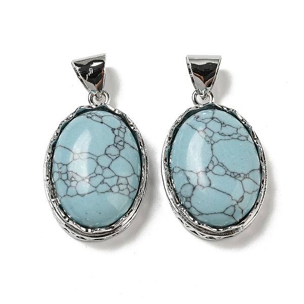 Synthetic Turquoise Pendants