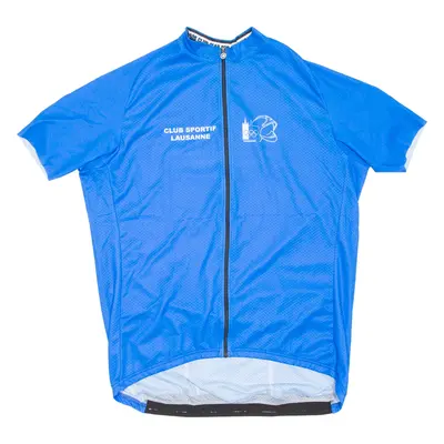 Cycling Mens Jersey Blue Full Zip 3XL