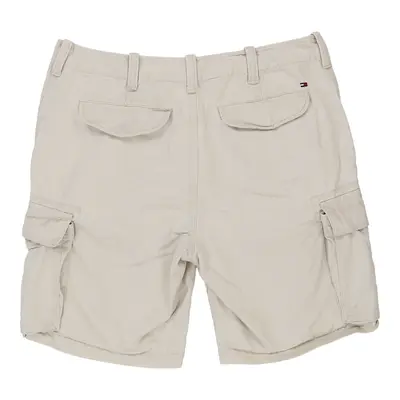 Tommy Hilfiger Cargo Shorts - 36W 10L Beige Cotton