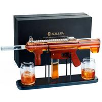 Gifts for Men Dad, Kollea Gun Whiskey Decanter Set-Limited Edition, Detachable Liquor Decanter with Bullet Shot Shaped Glass,...