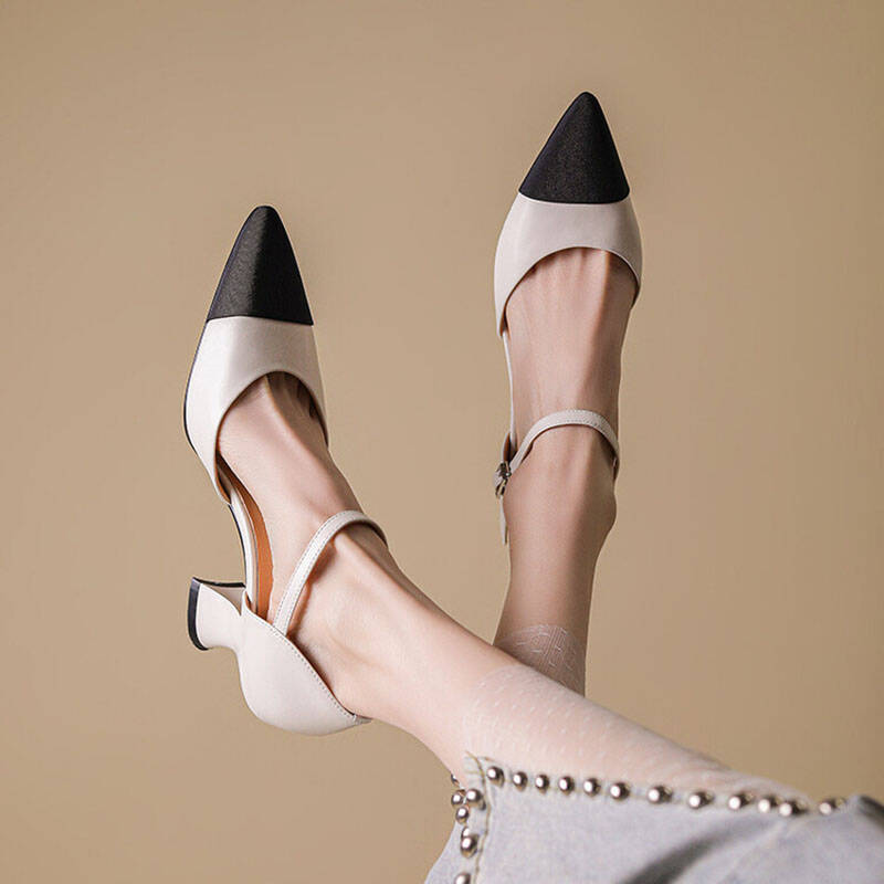 CHIKO Dashonda Pointy Toe Block Heels Pumps Shoes