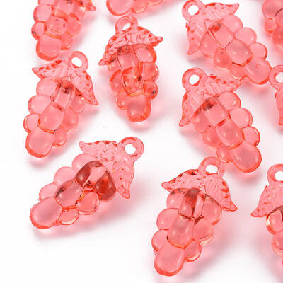 Autumn Theme Transparent Acrylic Beads