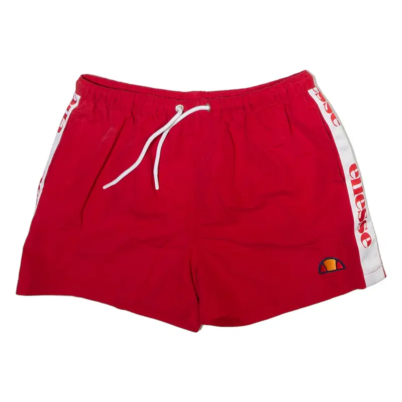 ELLESSE Mens Swimming Shorts Red S W28