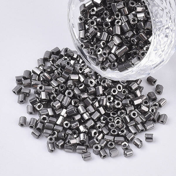 8/0 Two Cut Glass Seed Beads