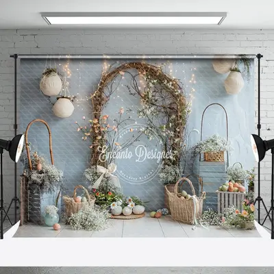 Branches Arches Easter Photo Backdrop For Children - Aperturee