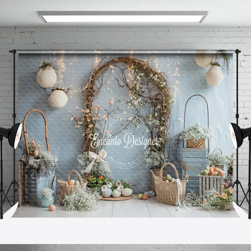 Branches Arches Easter Photo Backdrop For Children - Aperturee
