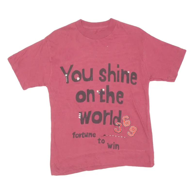 You Shine On The World Womens T-Shirt Maroon M
