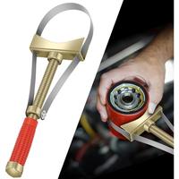 Oil Filter Wrench Removal Tool Heavy Duty Adjustable Strap 9-15 cm Diameter for Truck Excavators Auto Car Diameter Adjustable...