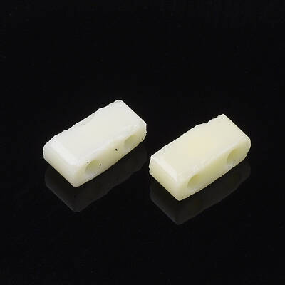 2-Hole Opaque Glass Seed Beads