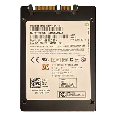 0R418N Dell 16GB Multi-Level Cell SATA 3Gb/s 2.5-Inch Solid State Drive