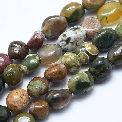 Natural Ocean Jasper Beads Strands
