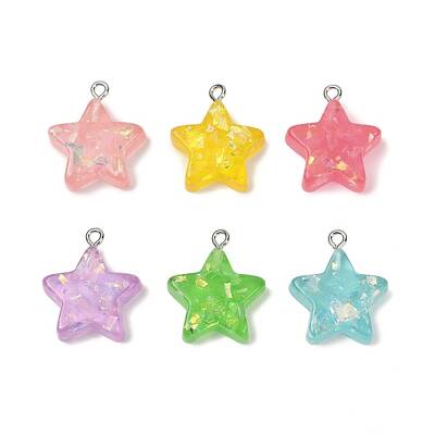 Transparent Resin Pendants