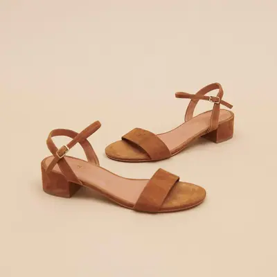 225- Via Bis Velours Cognac | Color: COGNAC | Size: 40