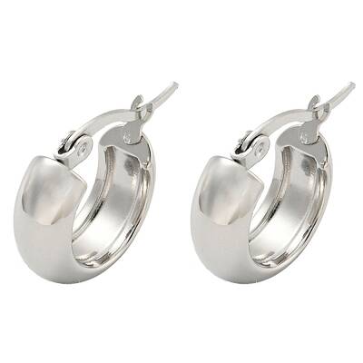 Tarnish Resistant 202 Stainless Steel Hoop Earrings