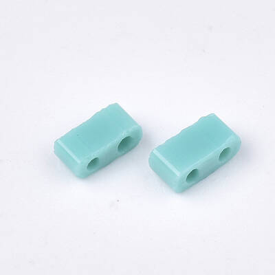 2-Hole Opaque Glass Seed Beads