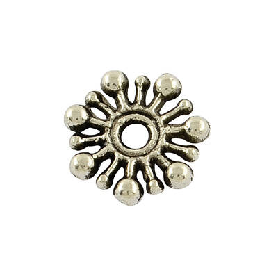 Tibetan Style Alloy Flower Spacer Beads