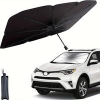 Foldable Anti-UV Windshield Sunshade, Multipurpose Car Front Window Heat Protective Umbrella for Sedan SUVs, Car Exterior Acc...