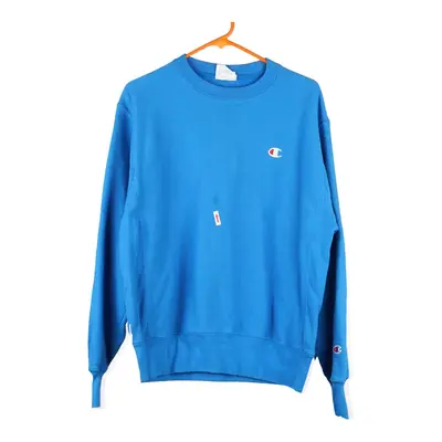 Champion Sweatshirt - Medium Blue Cotton Blend