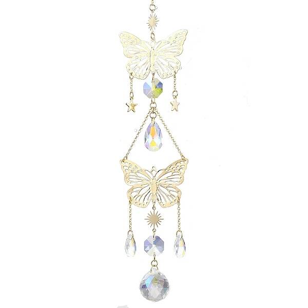 Iron Butterfly Hanging Ornaments