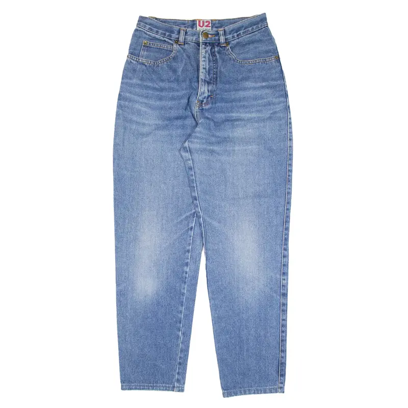 U2 JEANSWEAR Jeans Blue 90s Denim Regular Mom Womens W25 L27