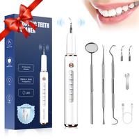 Fathersdaygifts Rechargeable Ultrasonic Electric Teeth Cleaning  with Replacement Heads, Manual Auxiliary Cleaning Tools, Den...