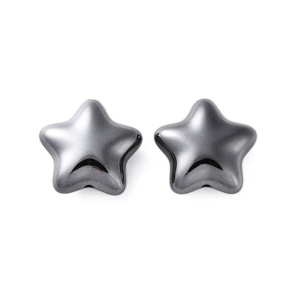 Electroplate Plating Opaque Acrylic Beads