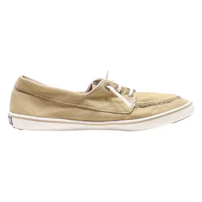 SPERRY Loafer Shoes Brown Canvas Womens UK 6