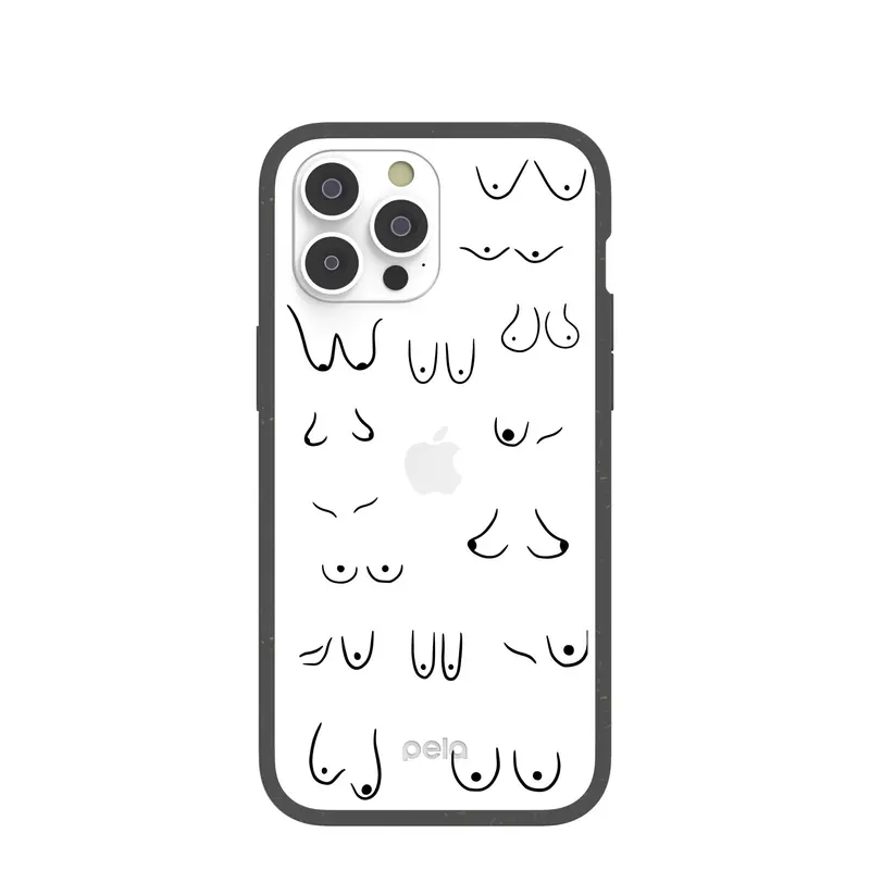 Clear Sister iPhone 14 Pro Max Case With Black Ridge
