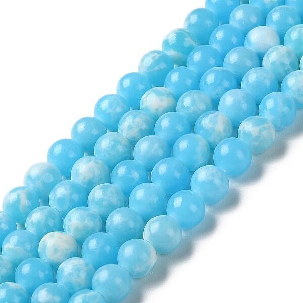 Synthetic Imperial Jasper Dyed Beads Strands