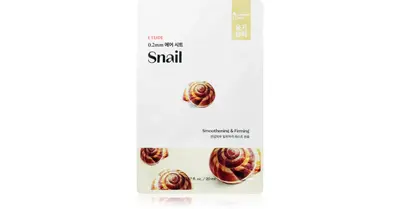 ETUDE 0.2 Therapy Air Smoothing Fabric Mask with Snail Slime Extract 20ml