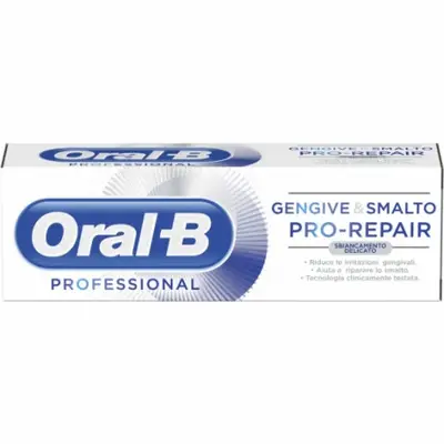 Oral-B Oral-B Professional Dentifricio Gengive & Smalto Pro-Repair Sbiancante Delicato 75 Ml
