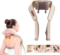 BISUTANG Shiatsu Neck and Back Massager, Electric Shoulder Massager, Car Neck Massage Pillow for Neck, Back, Shoulder, Foot, ...