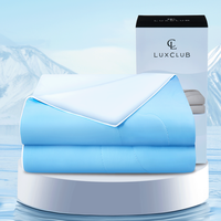 Luxclub Cooling Blanket - Cooling Fabric Dual-Sided Comforter with 5% Bamboo-derived Rayon Blend for Cooling 78°F or Lower, ...