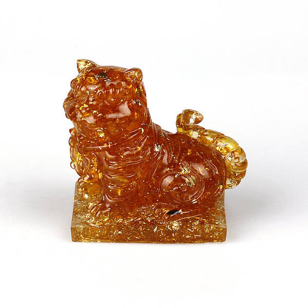 Resin Tiger Display Decoration