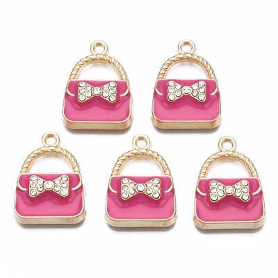 Rack Plating Alloy Enamel Pendants