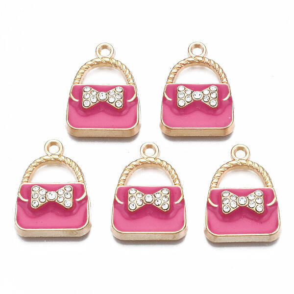 Rack Plating Alloy Enamel Pendants